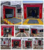 中國南昌，中國石化，隧道9刷電腦洗車機安裝調(diào)試中